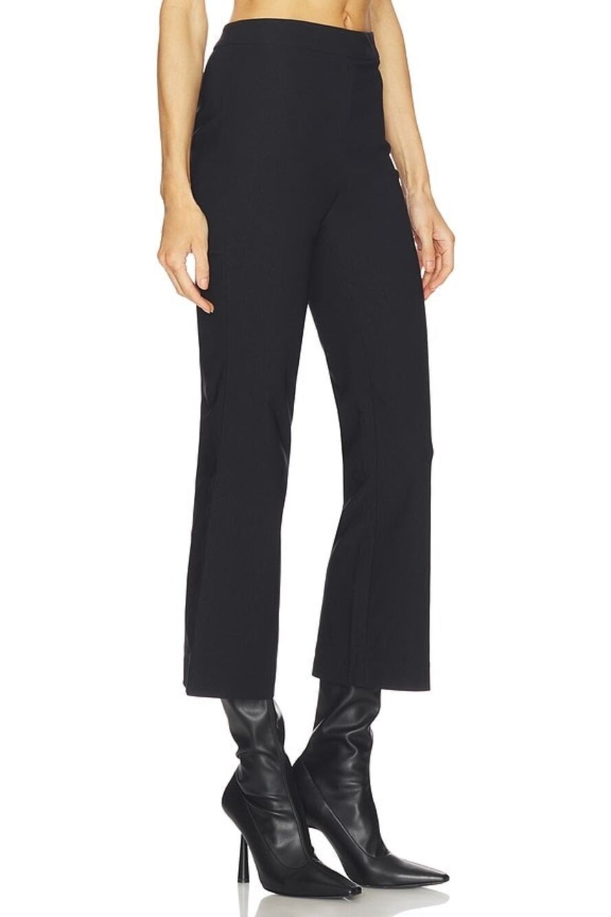Geel  Women's Cropped Pants Stretch Dark Wash Black Size Medium NWT